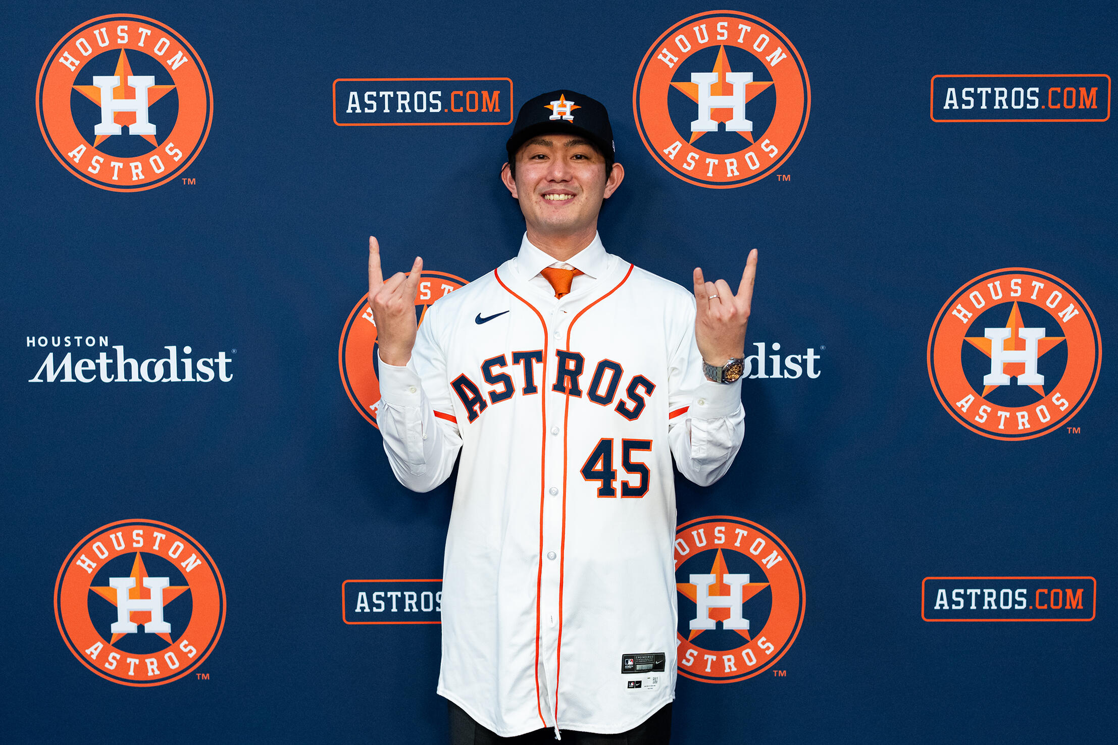 今井達也　ルーキーイヤー2026年メジャー実使用ボール アストロズ今井達也 「ワールドチャンピオンを目指す用意はできている